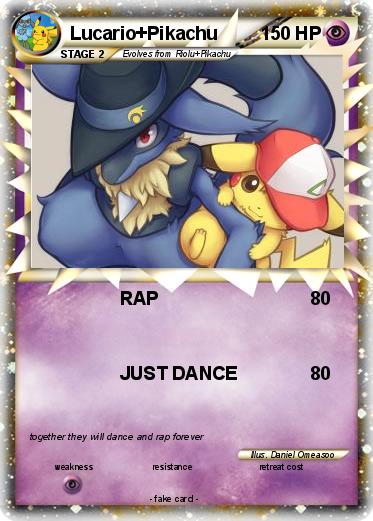 Pokemon Lucario+Pikachu