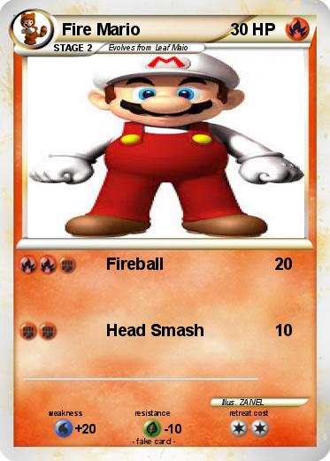 Pokemon Fire Mario