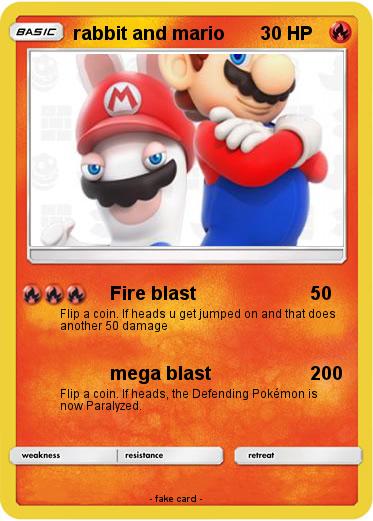 Pokemon rabbit and mario