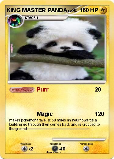 Pokemon KING MASTER PANDA