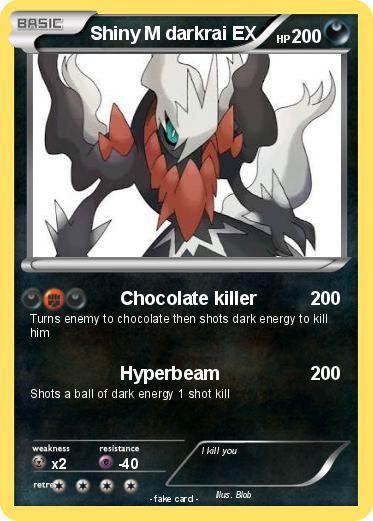 Pokemon Shiny M darkrai EX