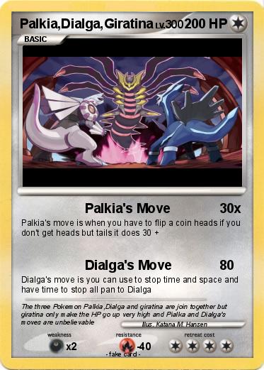 Pokemon Palkia,Dialga,Giratina