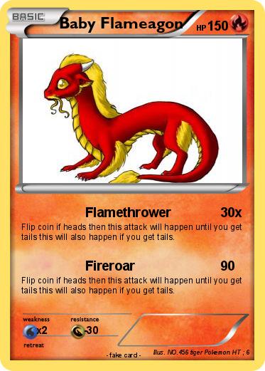 Pokemon Baby Flameagon