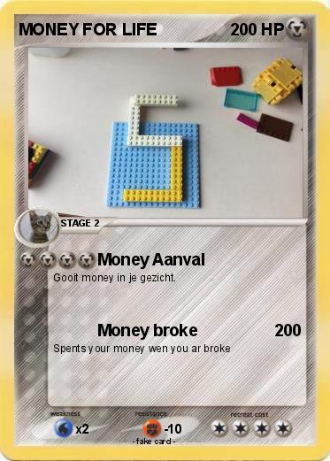 Pokemon MONEY FOR LIFE