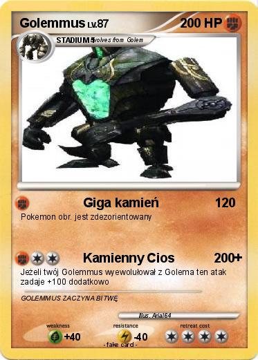 Pokemon Golemmus