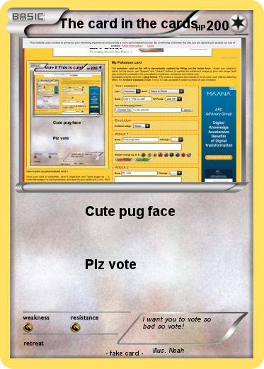 Pokemon The card in the cards