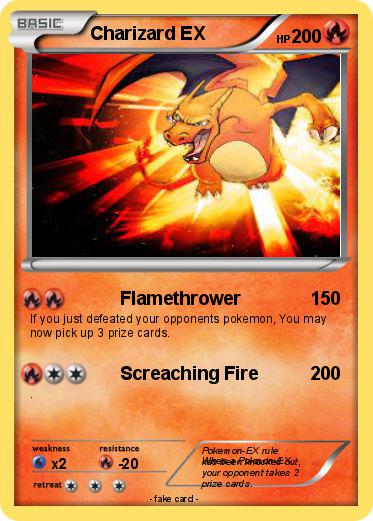 Pokemon Charizard EX