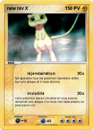 Pokemon new niv X