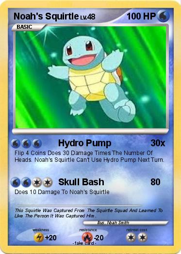Pokemon Noah's Squirtle
