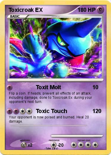 Pokemon Toxicroak EX