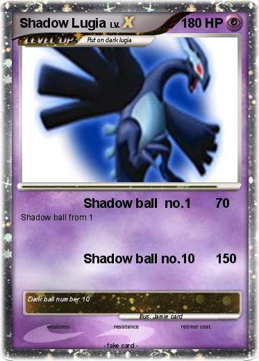 Pokemon Shadow Lugia