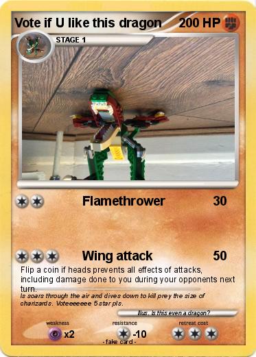 Pokemon Vote if U like this dragon