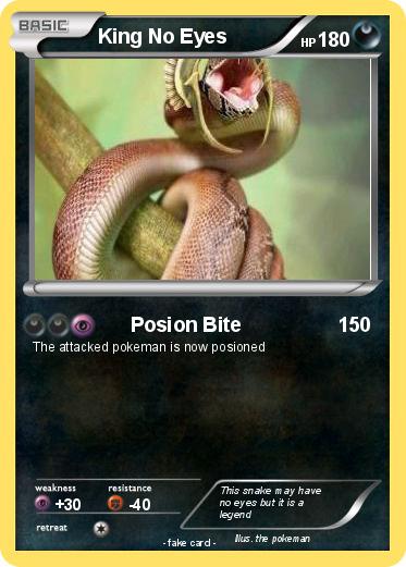Pokemon King No Eyes
