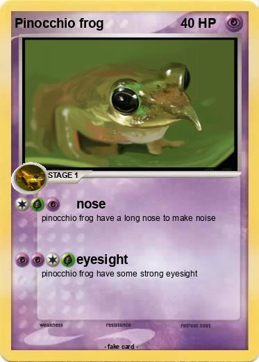 Pokemon Pinocchio frog