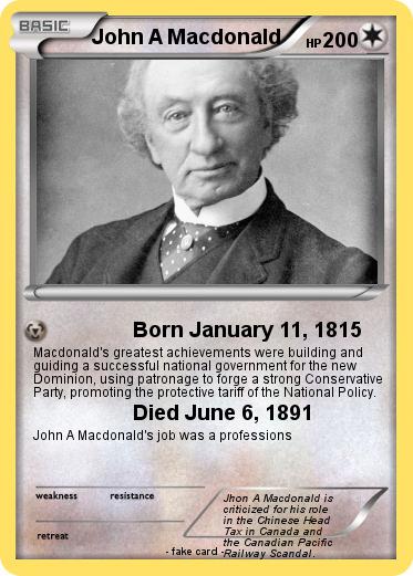 Pokemon John A Macdonald
