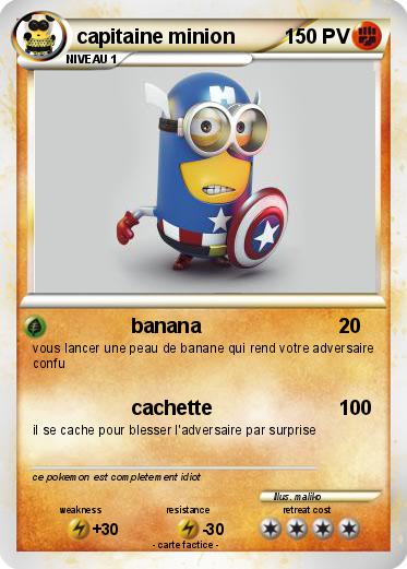 Pokemon capitaine minion