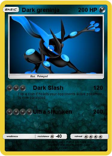 Pokemon Dark greninja