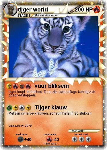Pokemon tijger world