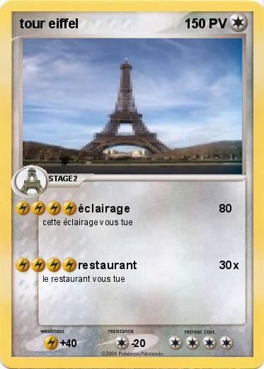 Pokemon tour eiffel