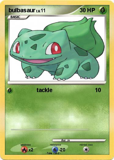 Pokemon bulbasaur