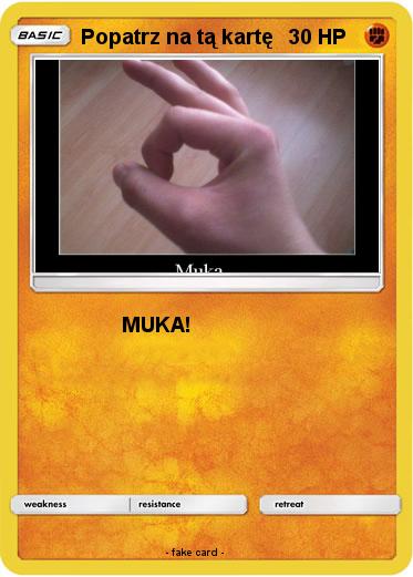 Pokemon Popatrz na tą kartę