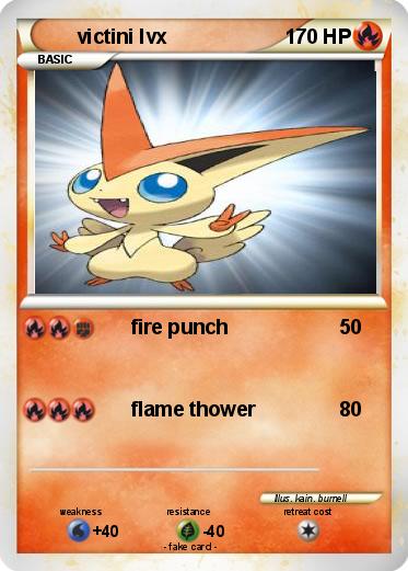 Pokemon victini lvx