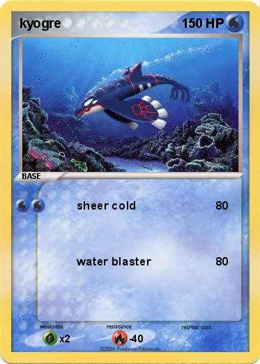 Pokemon kyogre