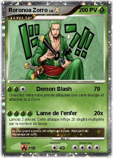 Pokemon Roronoa Zorro