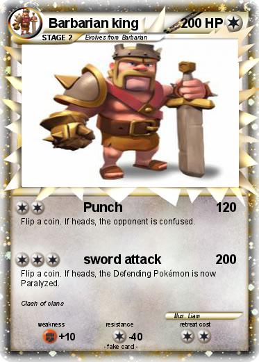 Pokemon Barbarian king