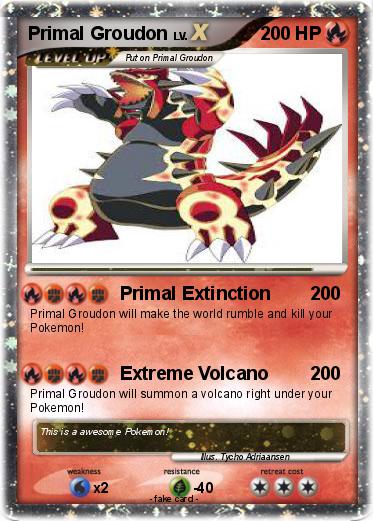 Pokemon Primal Groudon