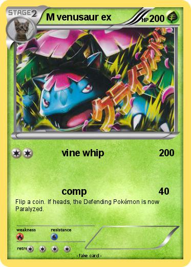 Pokemon M venusaur ex