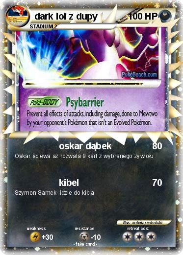 Pokemon dark lol z dupy