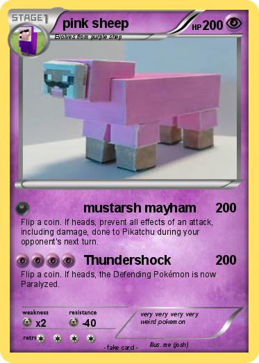 Pokemon pink sheep