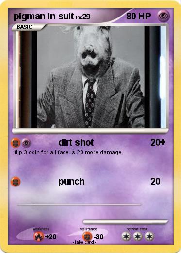 Pokemon pigman in suit