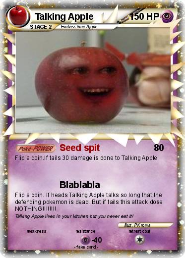 Pokemon Talking Apple