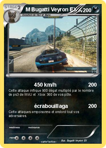 Pokemon M Bugatti Veyron EX