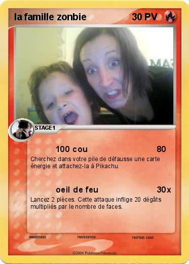 Pokemon la famille zonbie