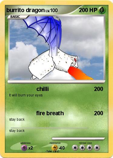 Pokemon burrito dragon