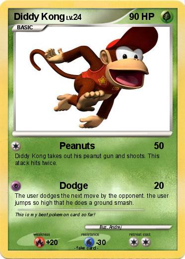 Pokemon Diddy Kong