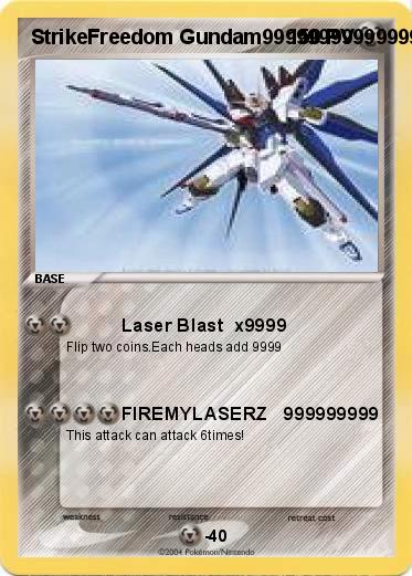 Pokemon StrikeFreedom Gundam999999999999999999