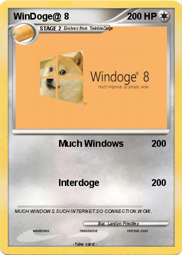 Pokemon WinDoge@ 8
