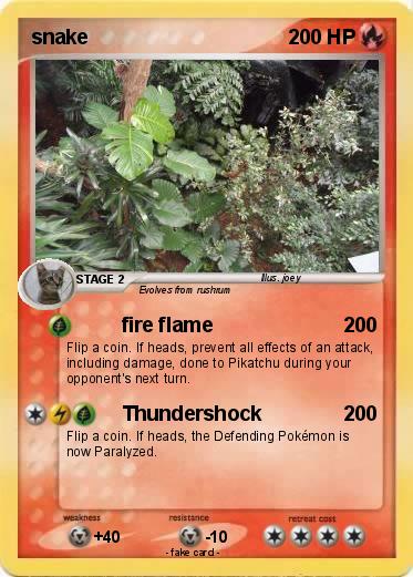 Pokemon snake