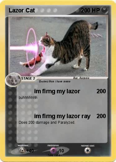 Pokemon Lazor Cat