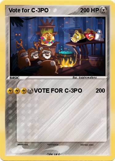 Pokemon Vote for C-3PO