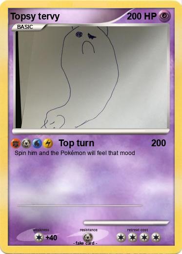 Pokemon Topsy tervy