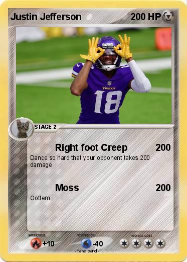 Pokemon Justin Jefferson