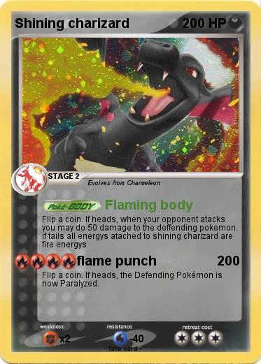 Pokemon Shining charizard