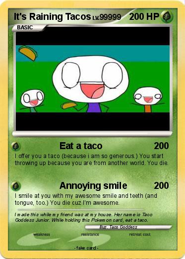 Pokemon It's Raining Tacos