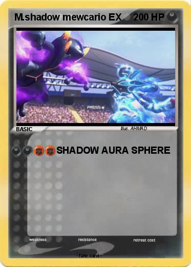 Pokemon M.shadow mewcario EX