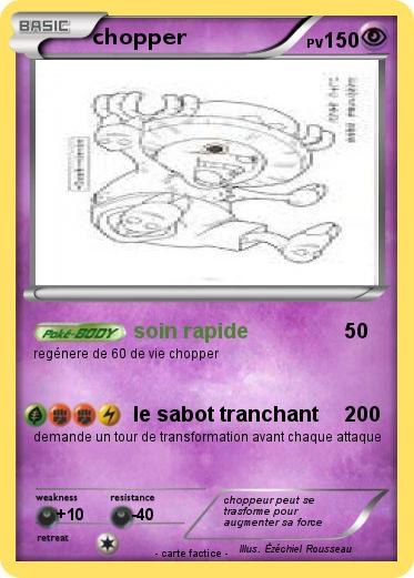 Pokemon chopper